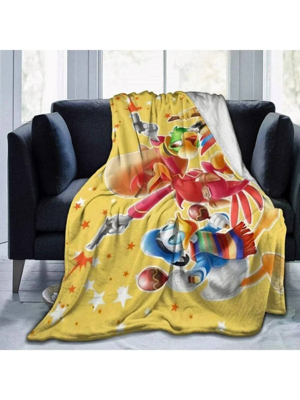 CERYS RILEY The Three Cab-Aller-os Comfortable Ultra-Soft Micro Fleece Blanket